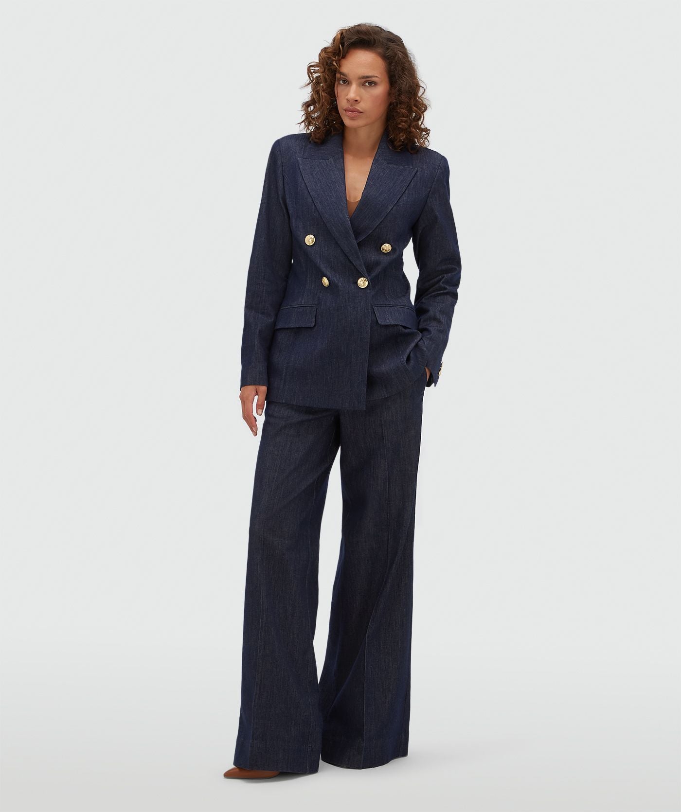 Josh V | Bluebell Fitted Blazer - Dark Blue (JV-2607-0312)