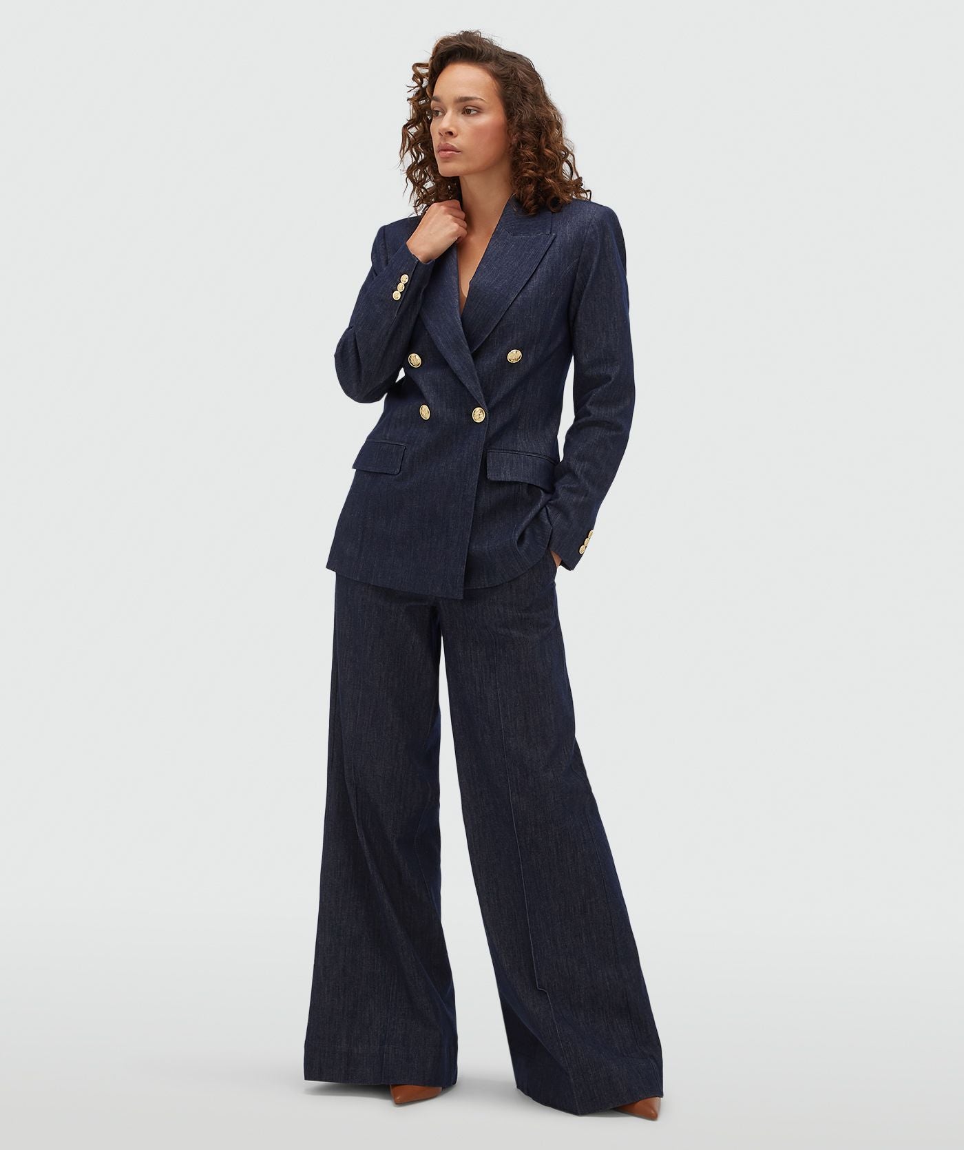 Josh V | Bluebell Fitted Blazer - Dark Blue (JV-2607-0312)