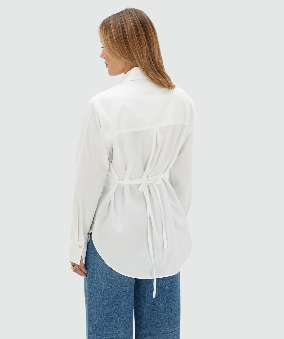 JOSH V | Chenda Oversized Blouse - Off-White