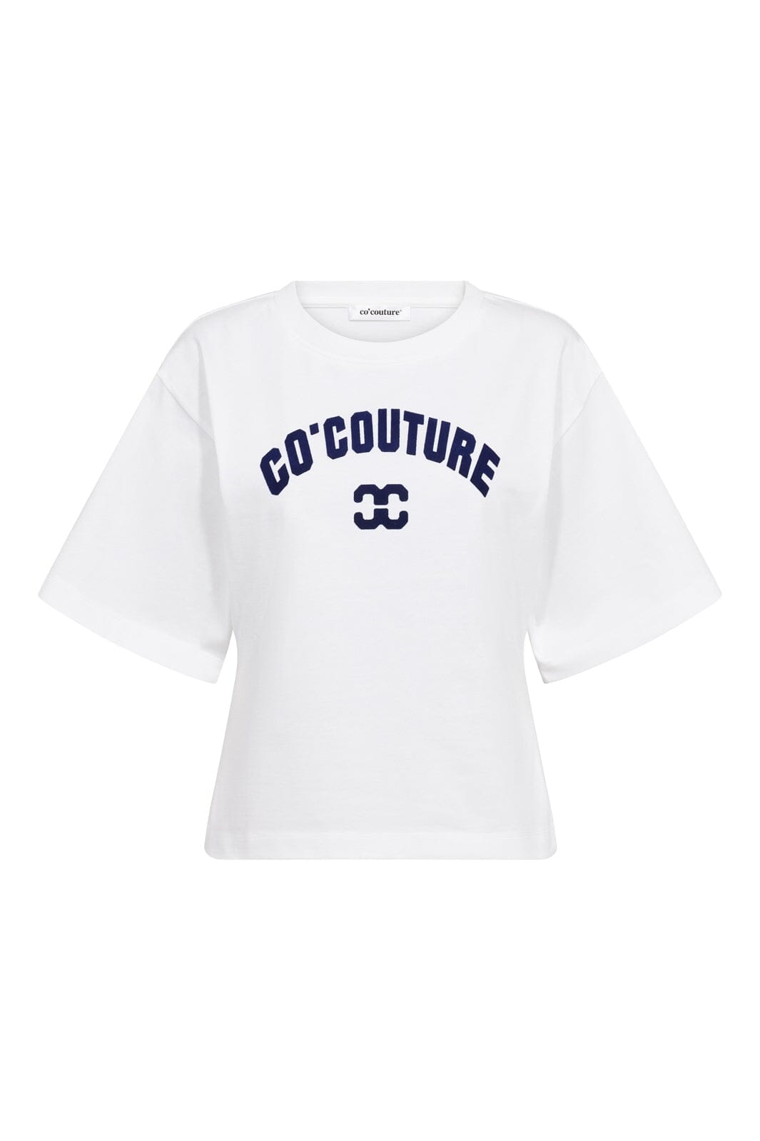 Co'Couture | ZengaCC Tee O-Neck - White-Blue