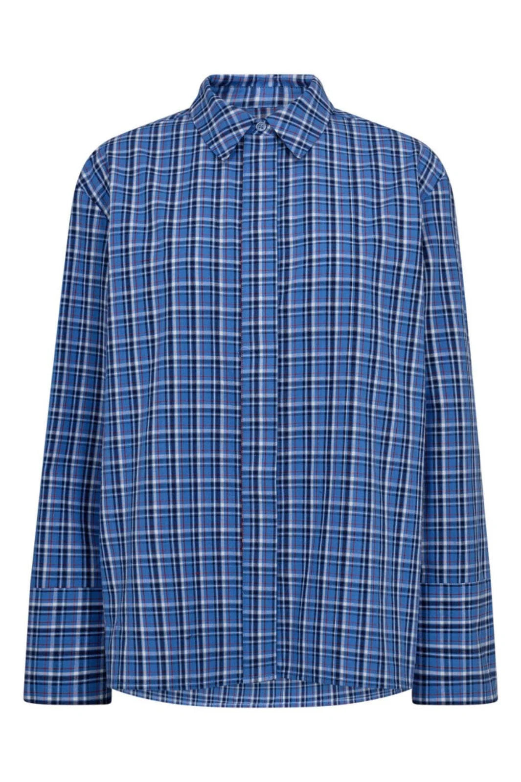 Co'couture | Angelicacc Check Shirt - Blue