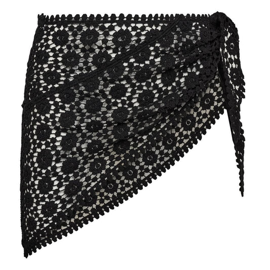 Co'couture | CalinCC Crochet Scarf Skirt - Black (49083)