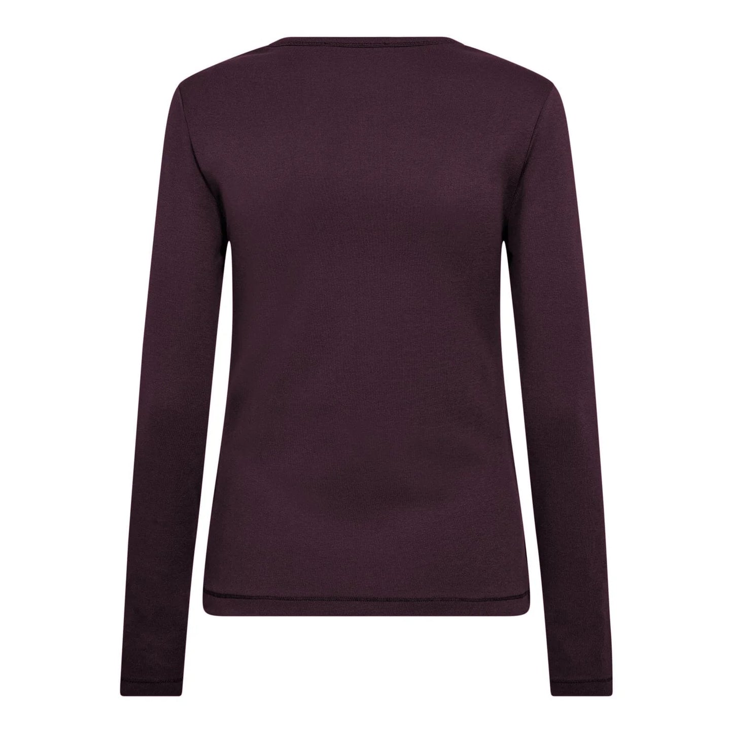 Co'Couture | Grannycc Embroidery LS Tee Plum