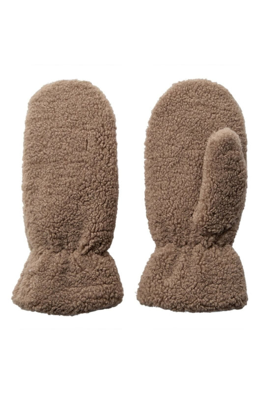 Co'Couture | Shannycc Teddy Mitten - Walnut