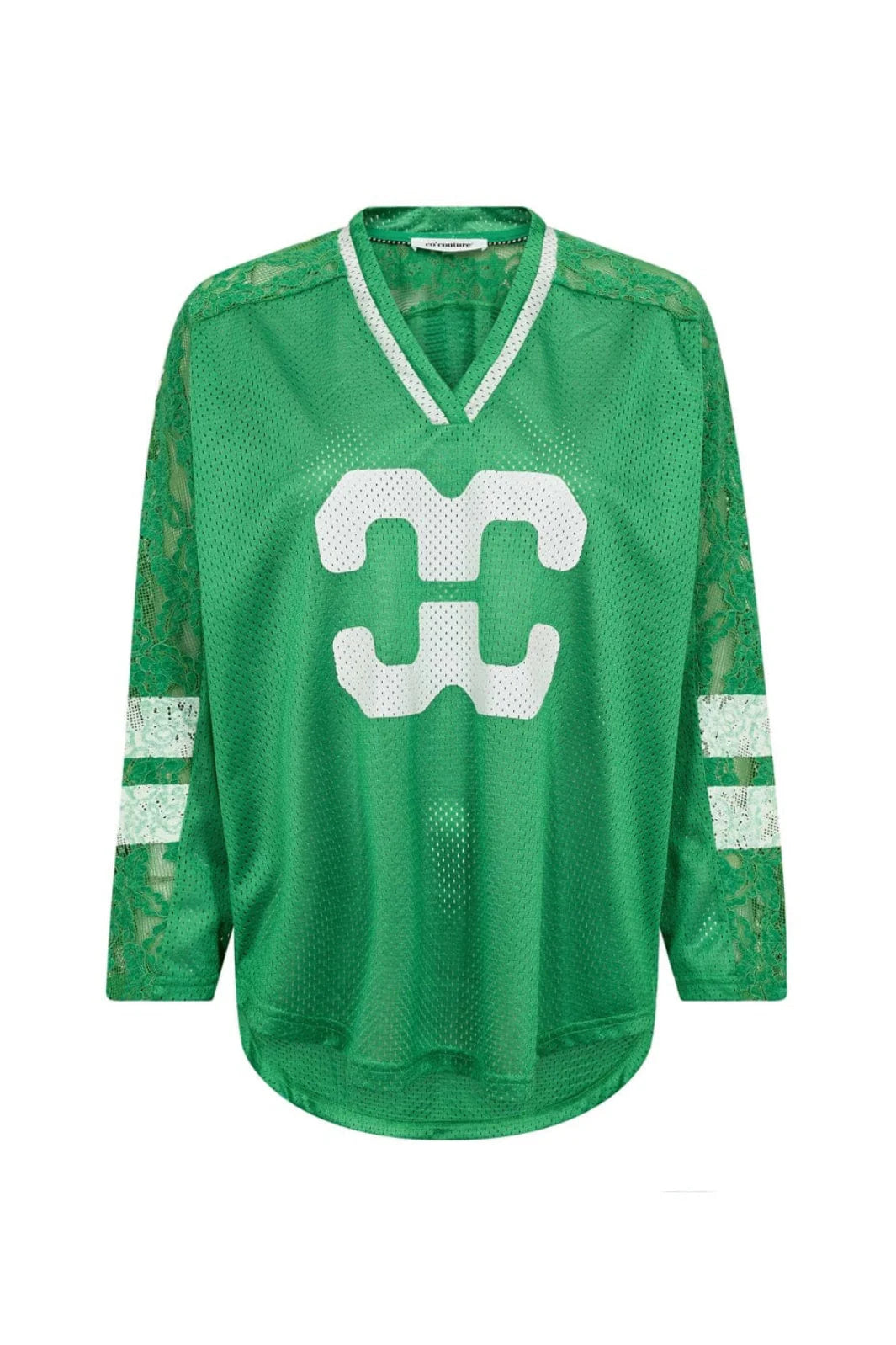 Co'couture | TreyCC Lace Sport Tee - Green (45090)