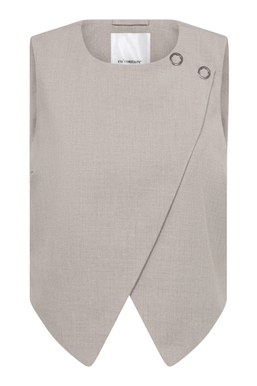 Co'Couture | VidaCC Wrap Vest - Cashew