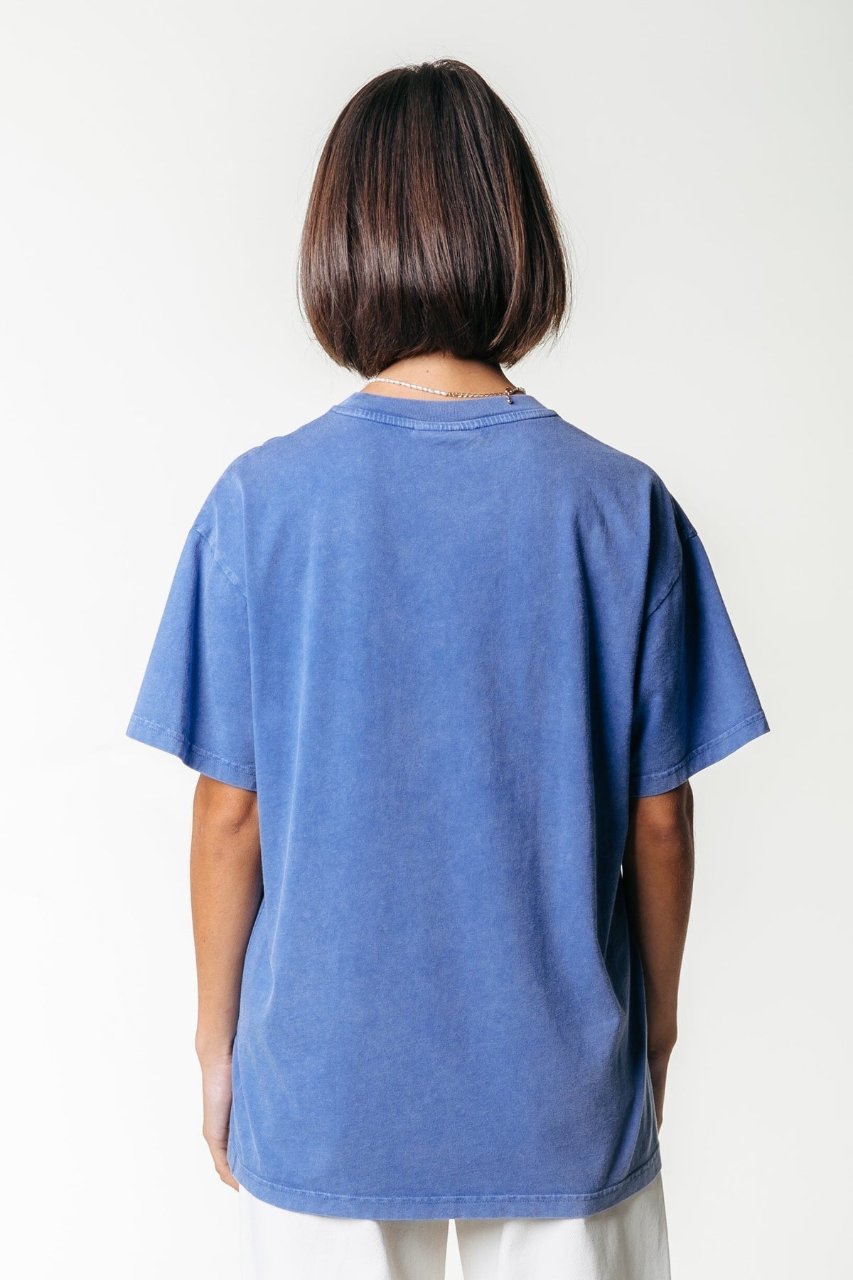Colourful Rebel | Champions Acid Wash T-shirt - Bright Blue (WT116870)