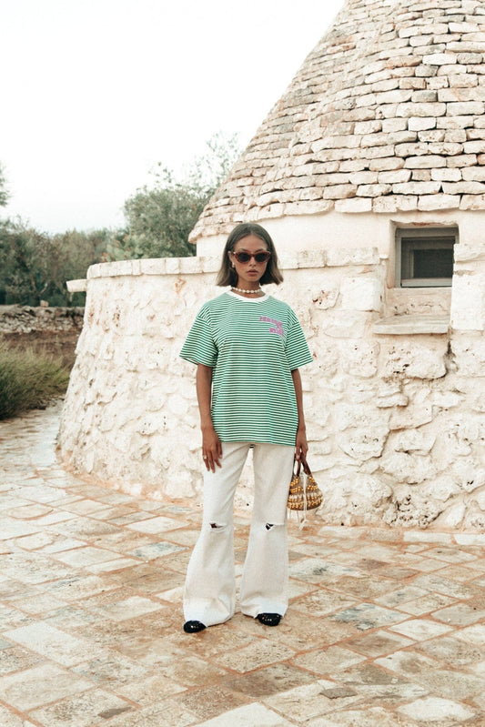 Colourful Rebel | Puff Logo T-shirt | Off white (WT116714)