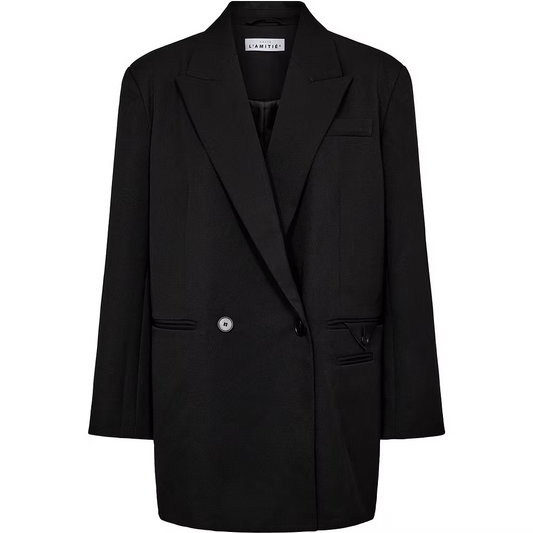 Haute l'Amitié | Premiere Oversized Triangle Blazer - Black (HL10272)