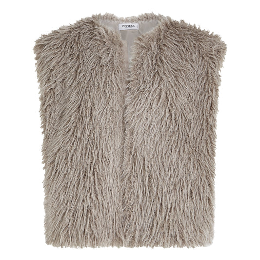 Penn & Ink |  Waistcoat - Naturel W25C280