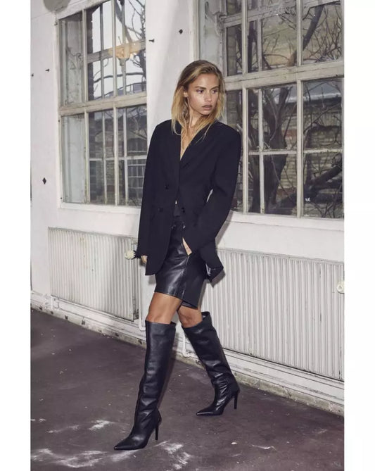Co'Couture | Vola Oversized Blazer Navy