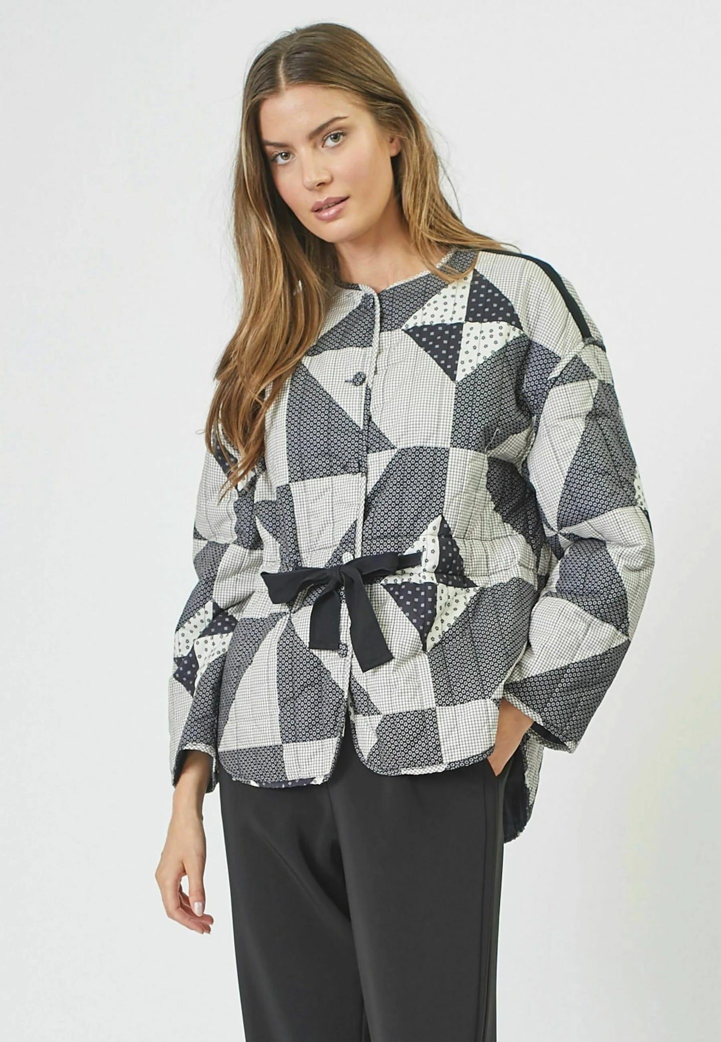 Co'Couture | PatchieCC quilt jacket - Ink
