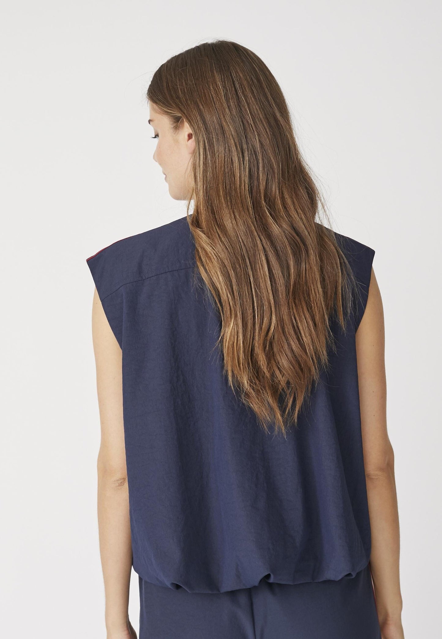 Co'Couture | Minguscc Balloon Vest - Navy (30358)