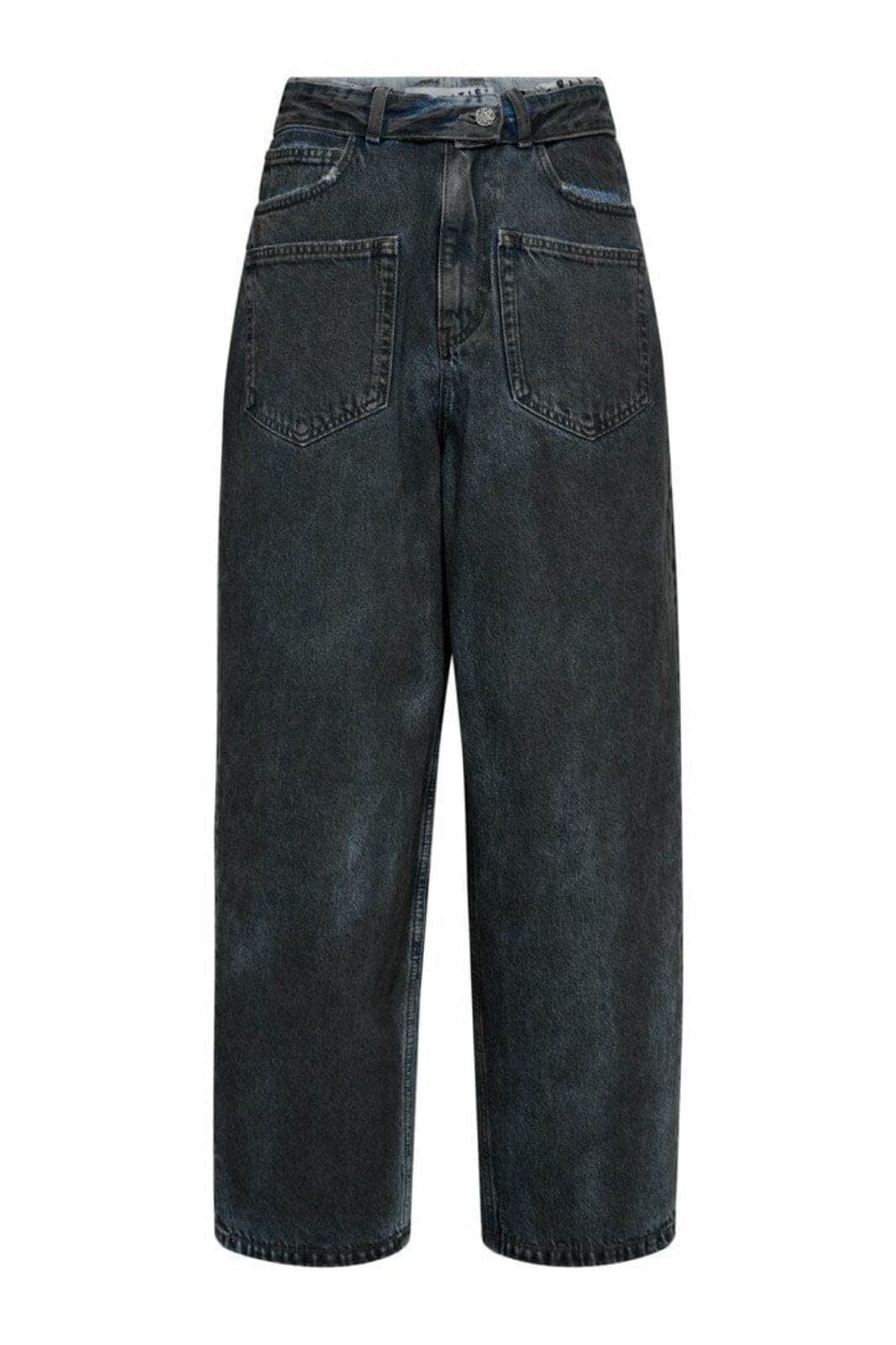 Haute L'Amitié | Flip Waist Pocket Tall Jeans - Black (HL10228)