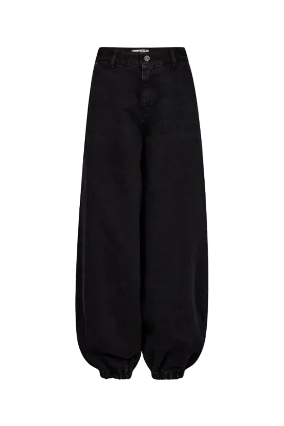 Haute l'Amitié | Denim Harem Tall Pant - Black (HL10871)