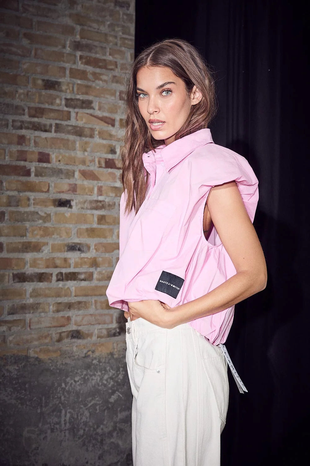 Haute l'Amitié | Dinnie NS Poplin Shirt - Bubblegum