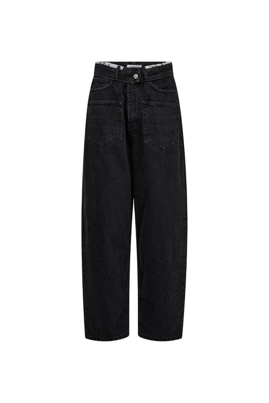 Haute l'Amitié | Flip Waist Pocket Tall Jeans - Black (HL10740)