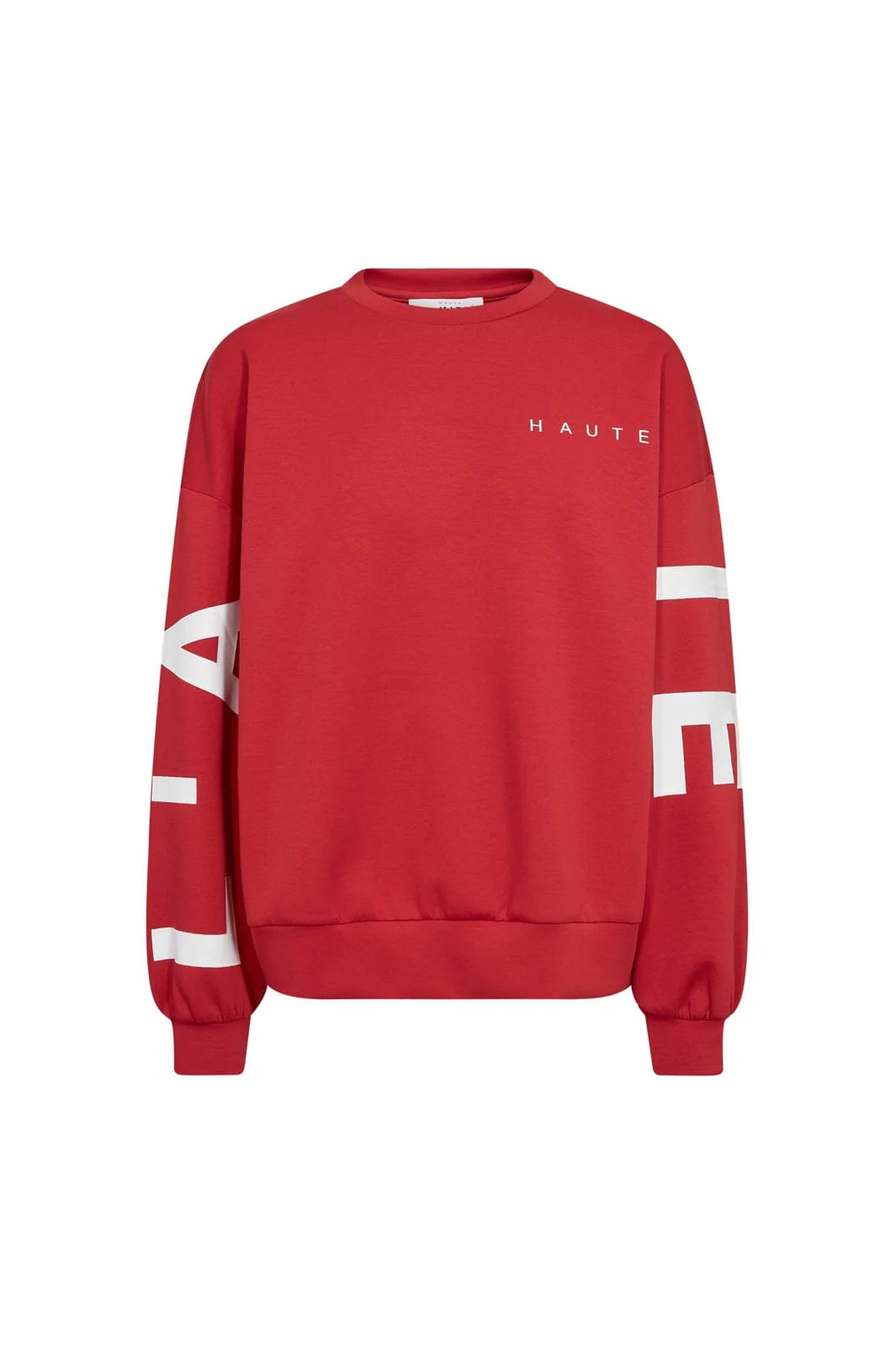 Haute L'Amitié | Maxi Split Logo Sweat - Red