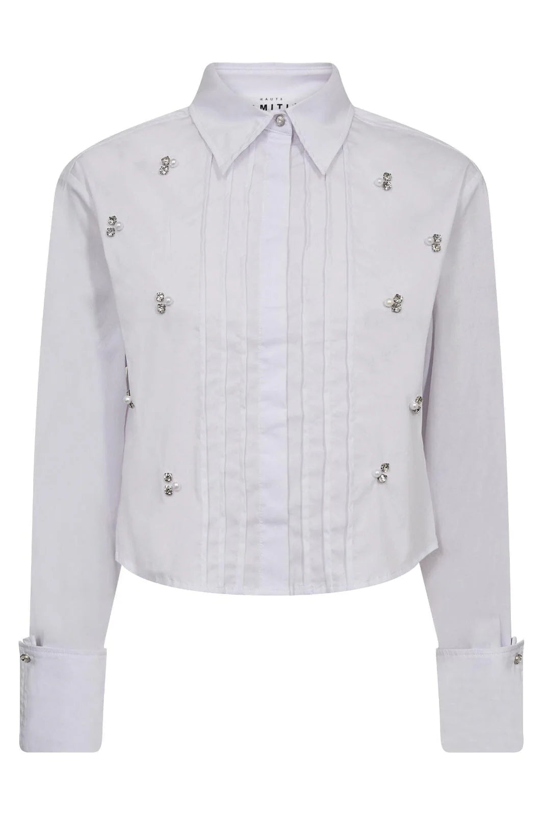 Haute L'Amitié | Crop Shirt - White (HL10334)