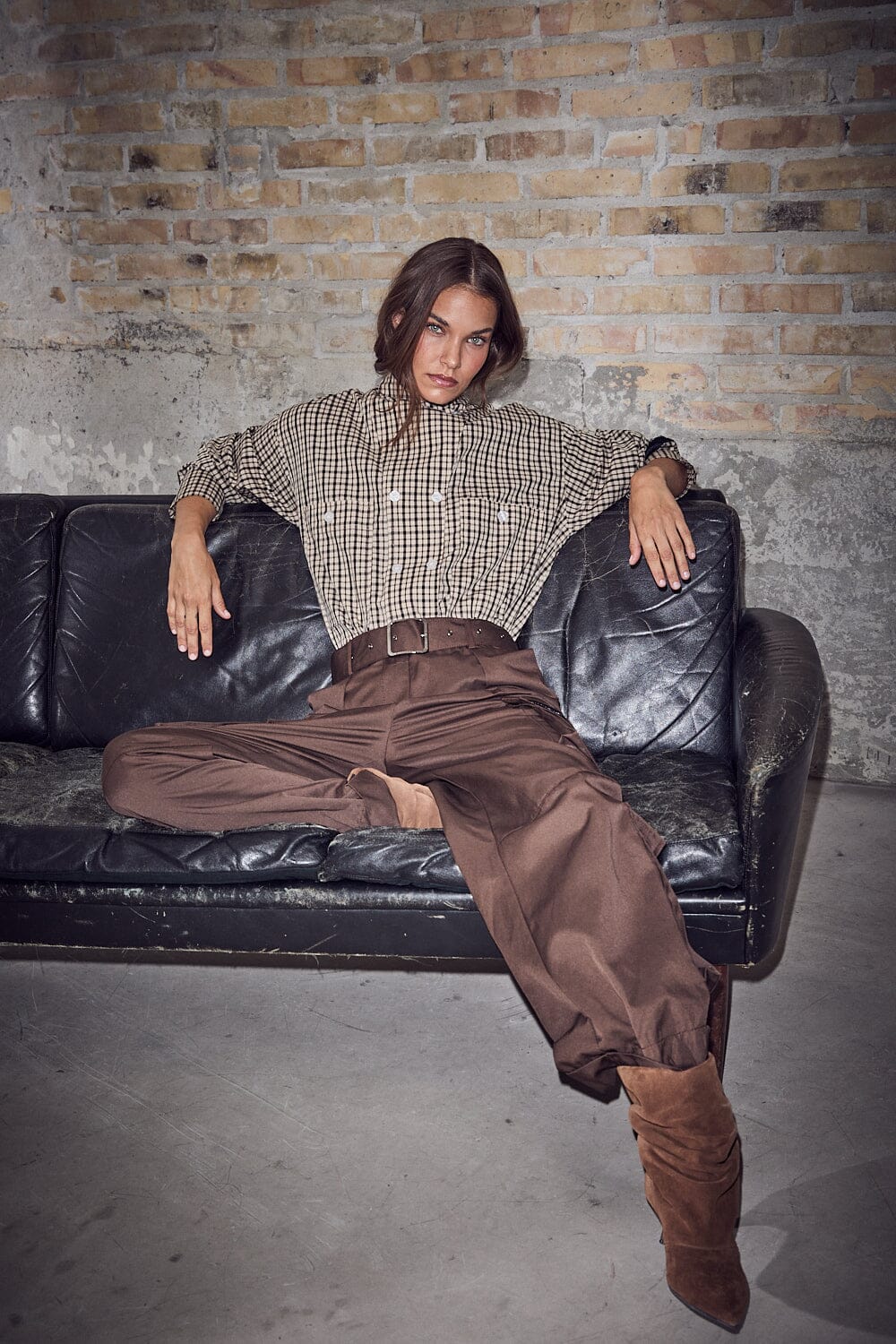 Haute l'Amitié | Rabi Cargo Pocket Tall Pant - Mocca (HL10738)