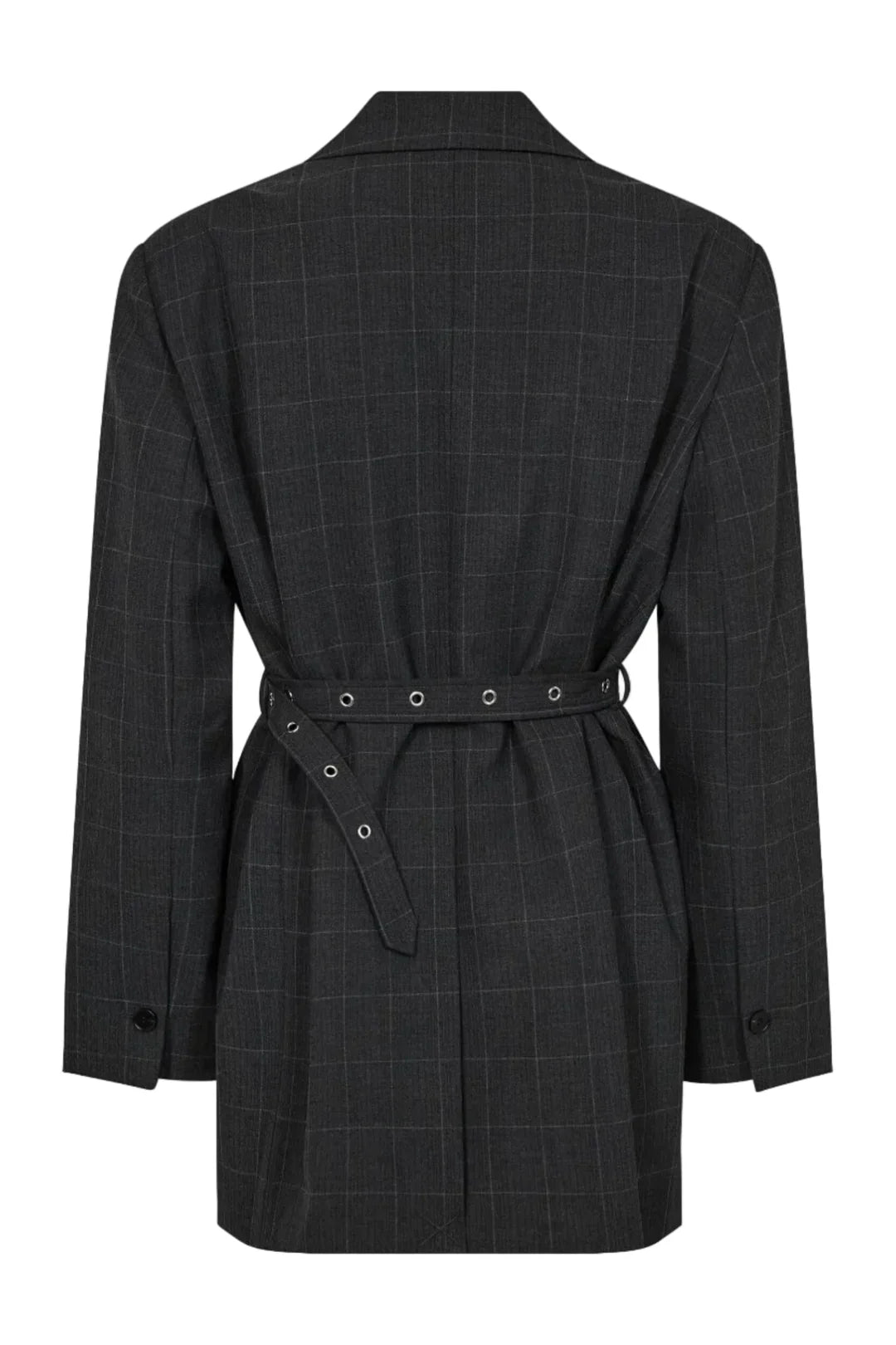 Haute L'Amitié | Smokey Oversized Belt Blazer - Antracit
