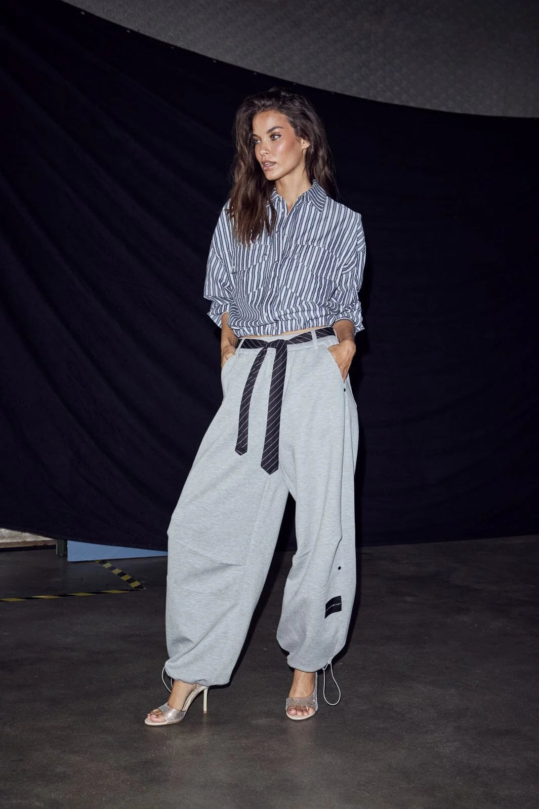 Haute L'Amitié | Stone Crop Pocket Shirt - Black Stripe
