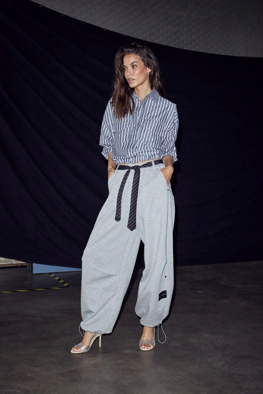 Haute L'Amitié | Stone Crop Pocket Shirt - Black Stripe