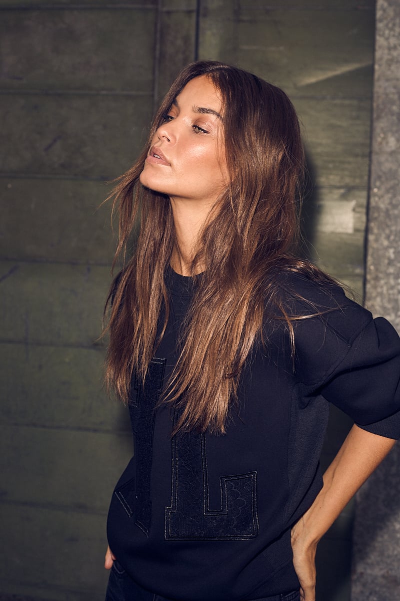 Haute l'Amitié | Lace Appilication Sweat - Black (HL10246)