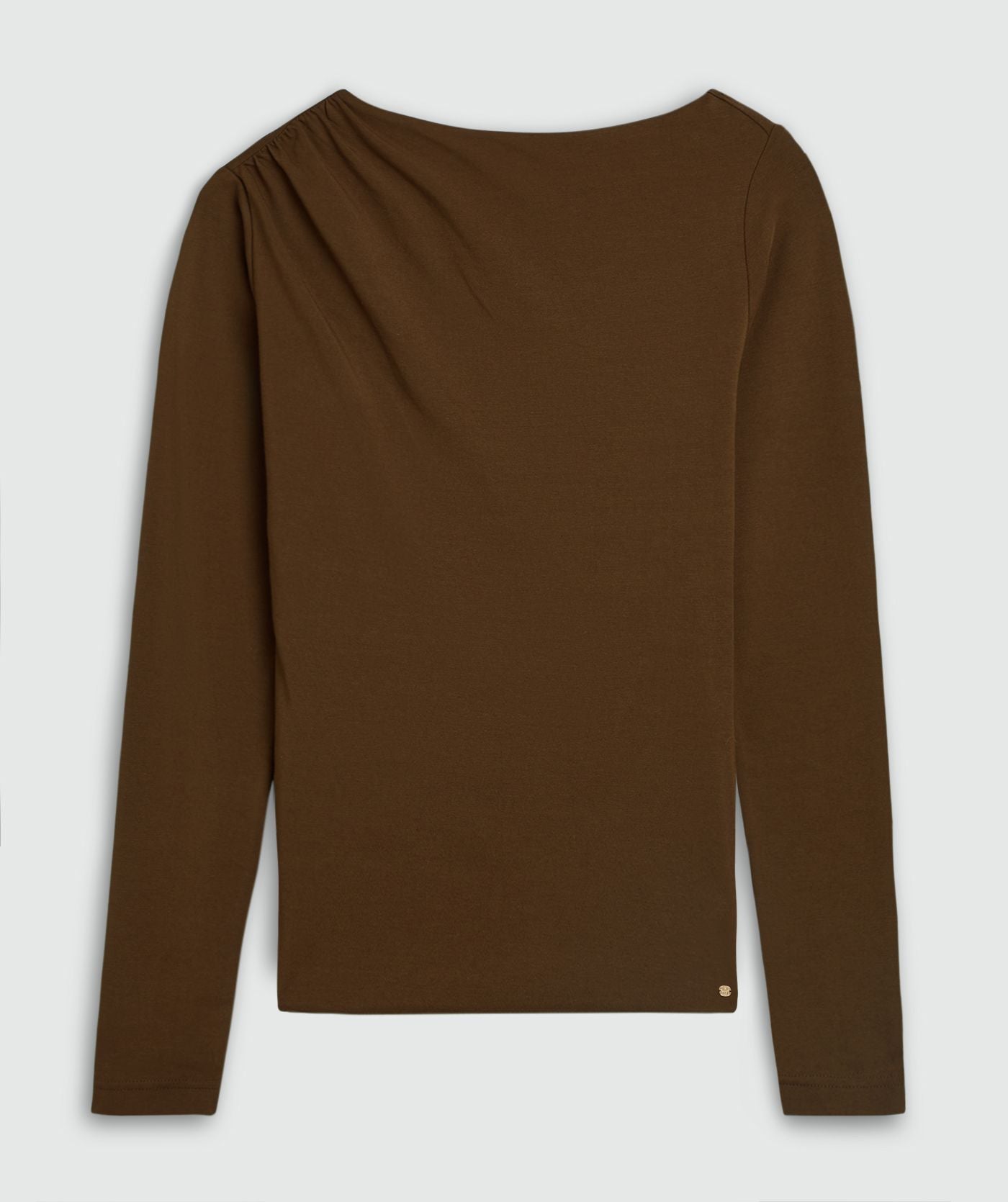 Josh V | Lenie Slim Fit Top - Brown