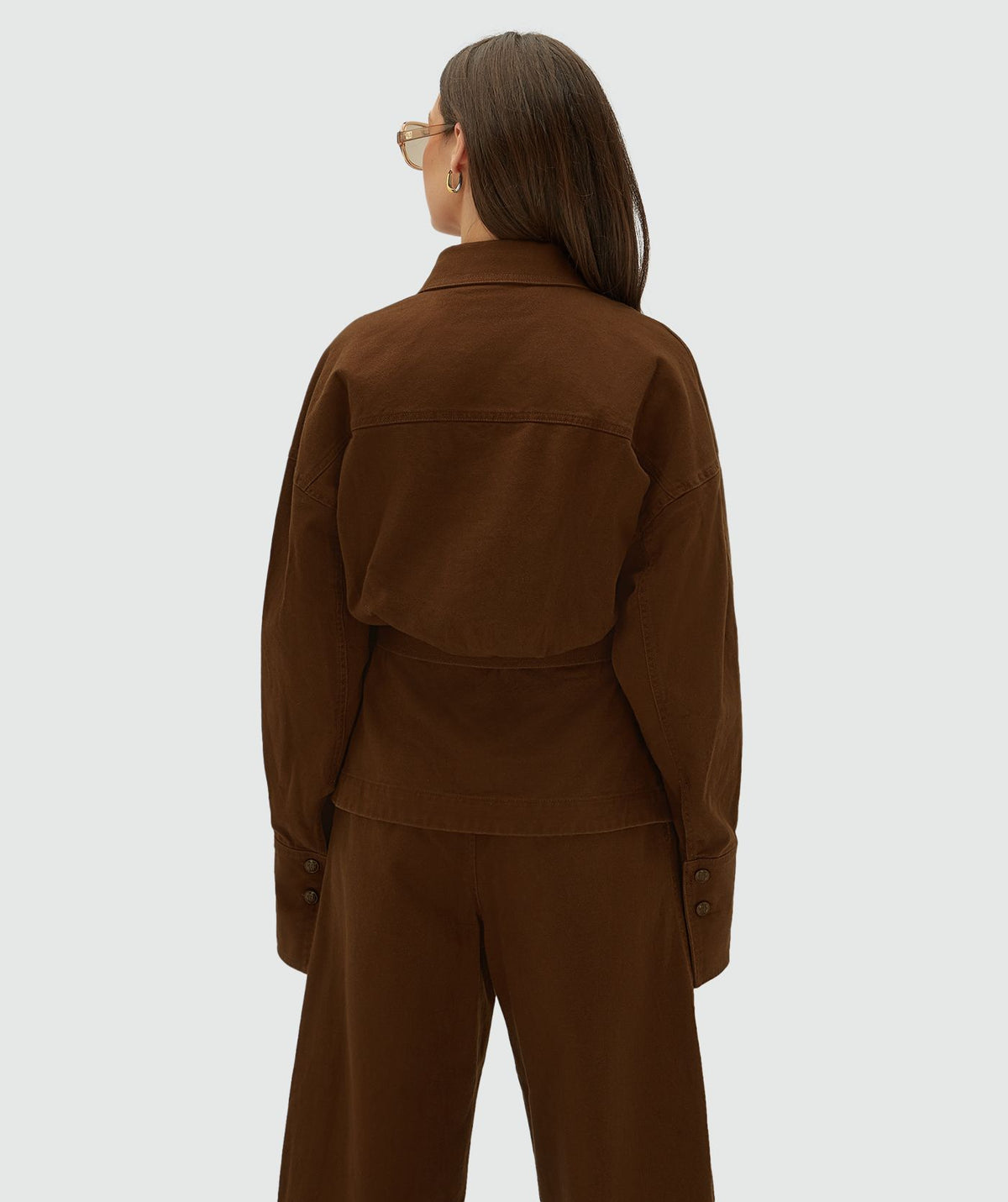 Josh V | Nura Fitted Blouse - Brown