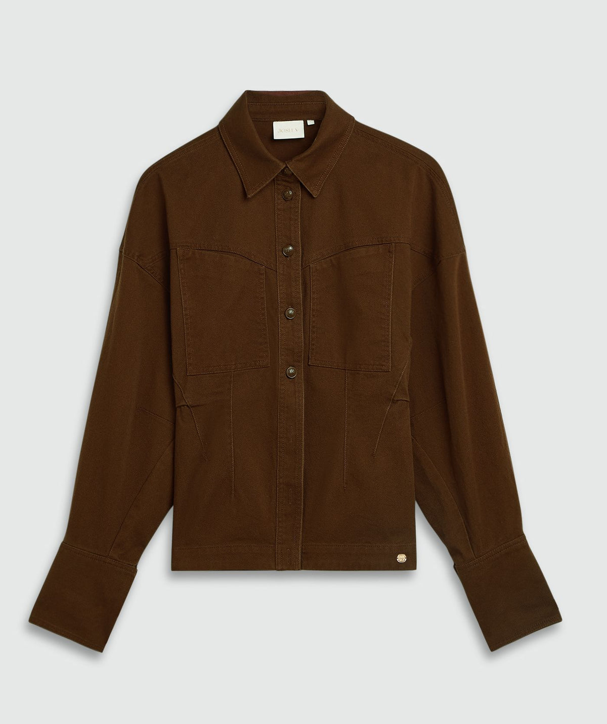 Josh V | Nura Fitted Blouse - Brown