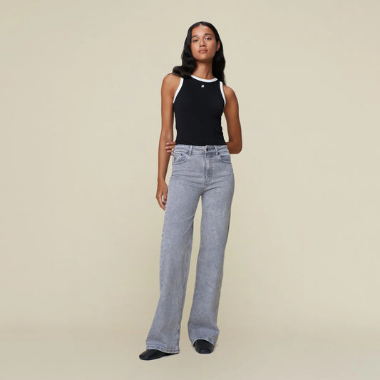 Lois Jeans | Palazzo Caspar Graphite - Mid Rise Wide Fit