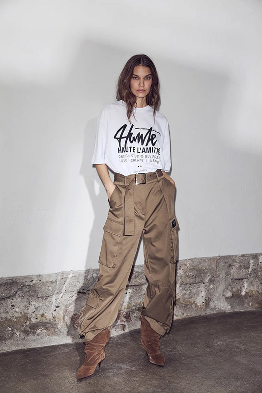Haute l'Amitié | Rabi Cargo Pocket Tall Pant - Walnut (HL10738)