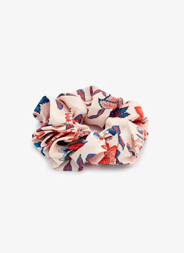 Liet & Joliet | Scrunchie Bloemenprint Tess Lichtroze