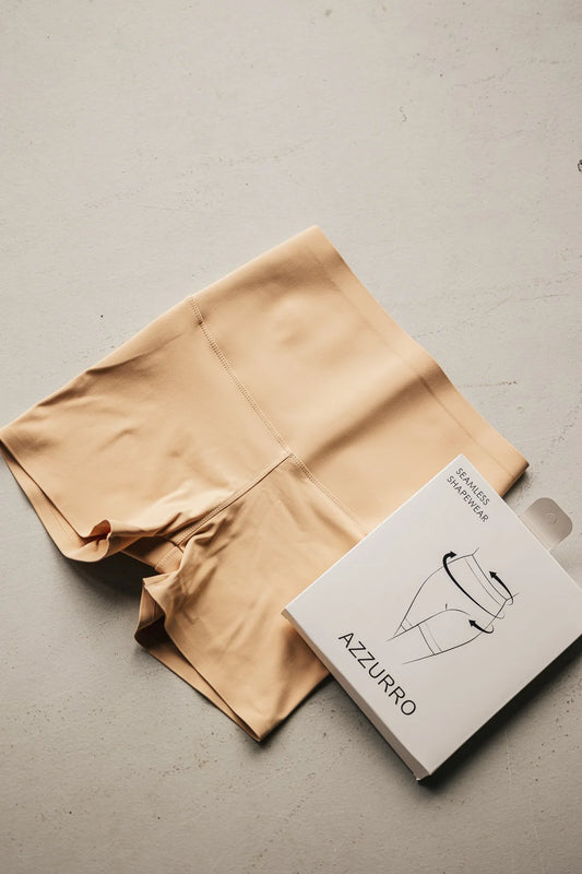 Azzurro | Seamless shapewear zwart en huidskleur - A-9729