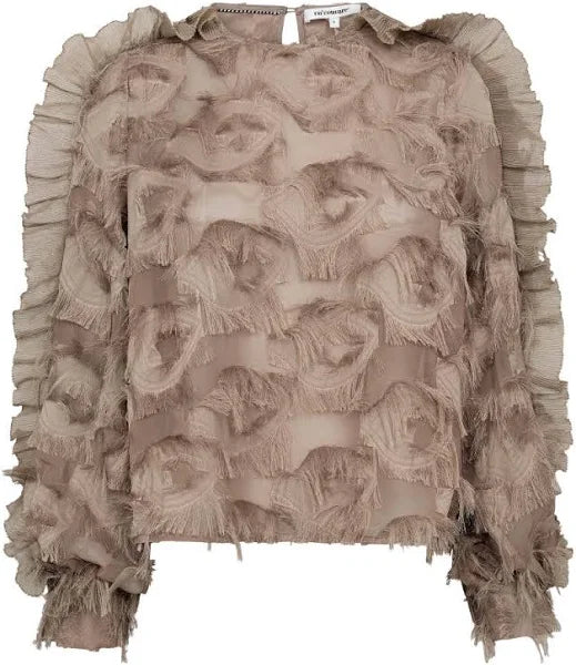 Co'couture | SyraCC Structure Blouse - Walnut (339180)