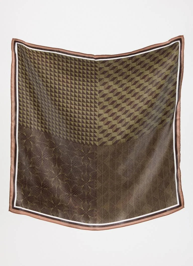 Co'Couture | ShilaCC Silk Scarf - Brown (500250)