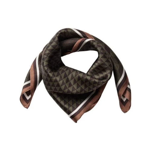 Co'Couture | ShilaCC Silk Scarf - Brown (500250)