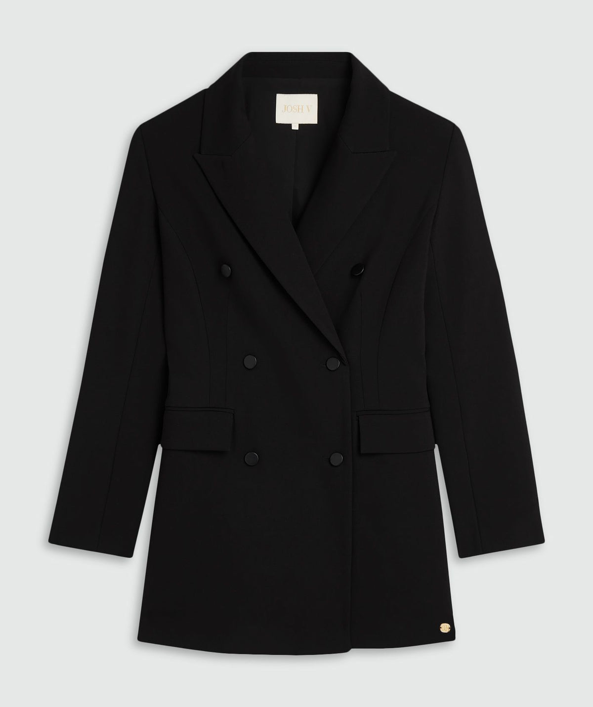JOSH V | Sidy Fitted Blazer Dress With Short - Black