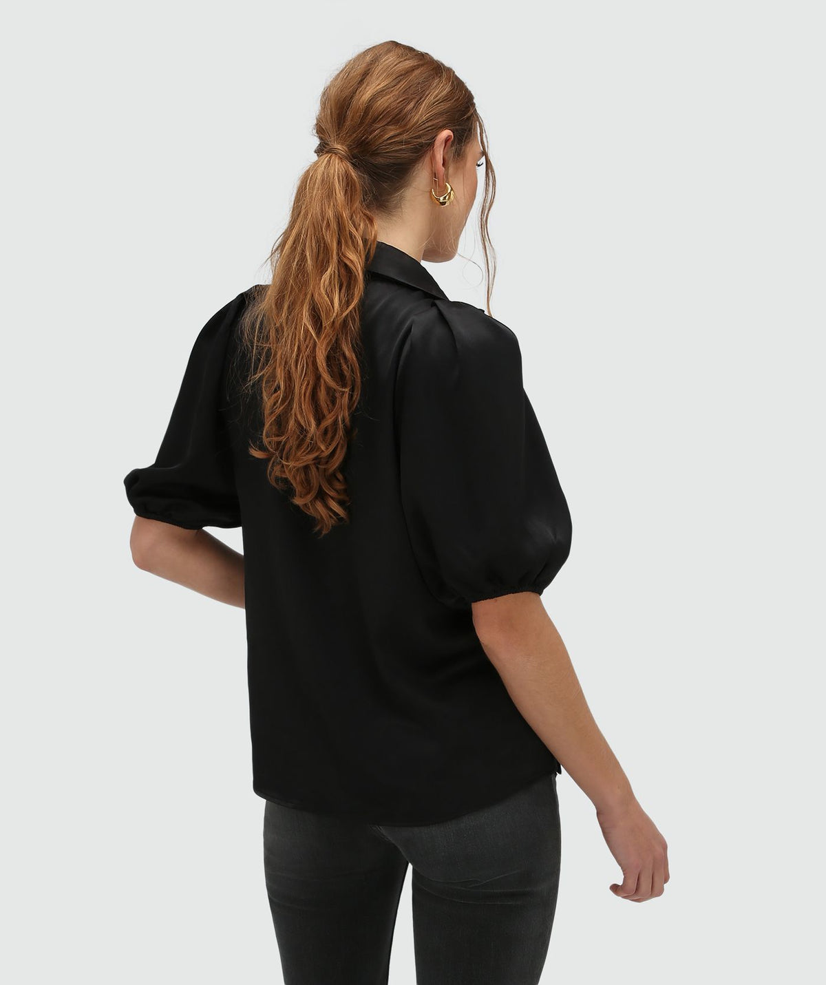 JOSH V | Sylvia Regular Fit Blouse - Black