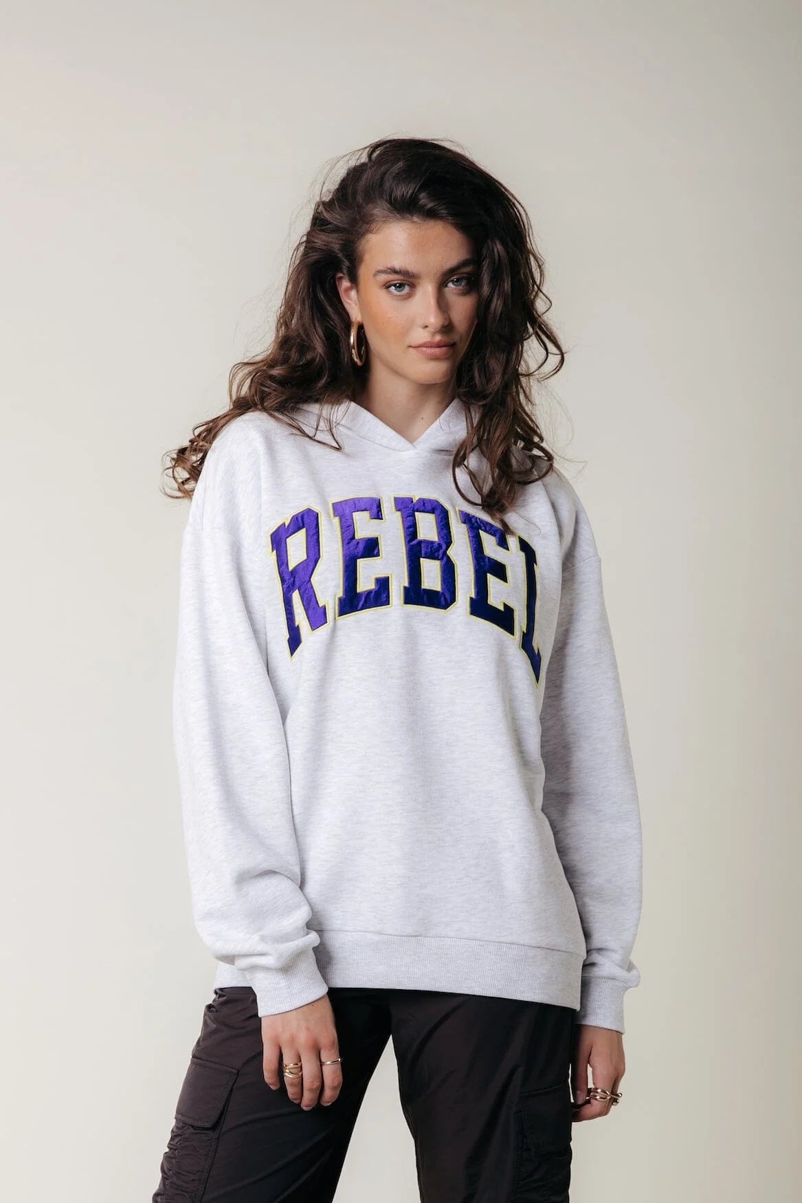 Colourful Rebel | Rebel Patch Oversized Hoodie